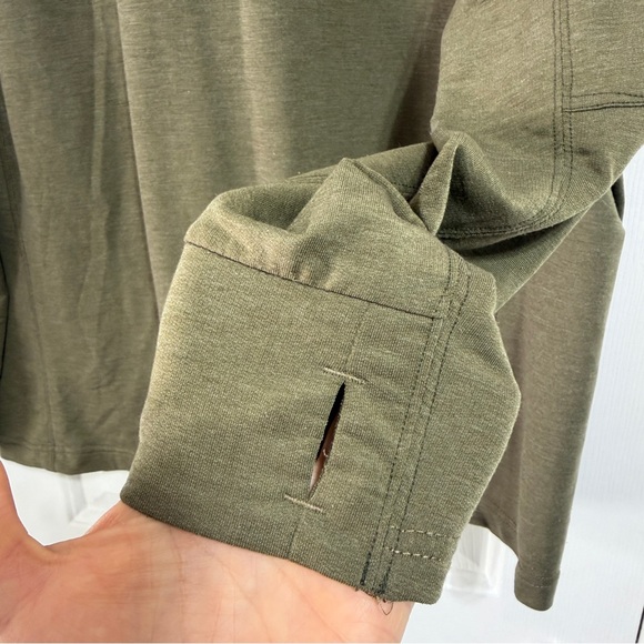 KUHL olive green men’s Influx Hoody lightweight hoodie XL - Picture 6 of 9